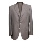 Rolling 3 Button Stripped Blazer // Gray (US: 36S)