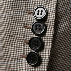 Rolling 3 Button Check Blazer // Gray (US: 36R)