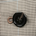 Rolling 3 Button Check Blazer // Gray (US: 36R)