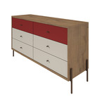 Everest // 59" Double Dresser (Red)