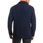Wool Button Jacket // Navy (L)