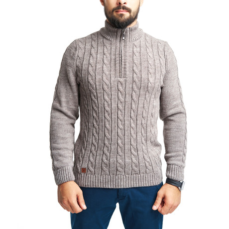 Gardener Wool Sweater // Cappuccino (XS)