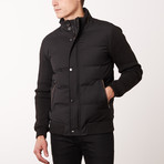 Contrast Sleeve W6 Jacket // Black (4XL)