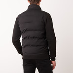 Contrast Sleeve W6 Jacket // Black (4XL)