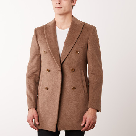 Double Breasted Coat I // Camel (US: 36R)