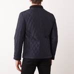 Paolo Lercara // Quilted Coat // Hot Navy (S)