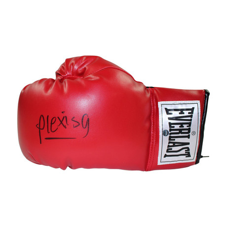 Alexis Arguello Signed Red Boxing Glove