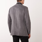 Paolo Lercara // Stand Collar Jacket // Medium Grey (US: 34R)