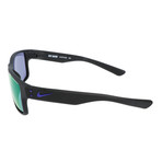 Nike // Men's Maverick R EV Sunglasses // Matte Black + Electric Purple + Gray