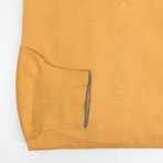 Cotton Knit V-Neck Sweater // Mustard (Euro: 56)
