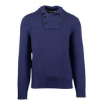 Brunello Cucinelli // Cotton Blend Thick Knit Sweater // Indigo (Euro: 50)