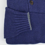 Brunello Cucinelli // Cotton Blend Thick Knit Sweater // Indigo (Euro: 50)