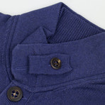 Brunello Cucinelli // Cotton Thick Knit Cardigan Sweater // Indigo (Euro: 44)