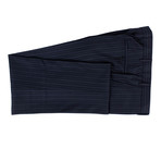 Pal Zileri // Stripe Double Breasted Suit // Black (Euro: 46)