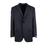 Pal Zileri // Striped Wool Three Button Suit // Gray (Euro: 46)