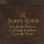 John Lobb // Men's Calfskin Leather Gloves // Brown (L)