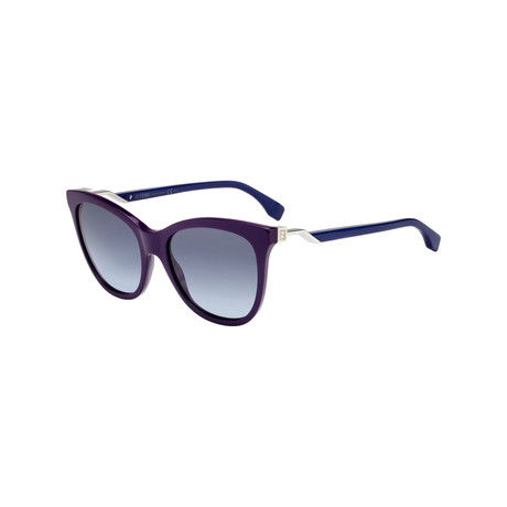 Fendi // Cat Eye Women's Sunglasses // Violet + Purple Gradient