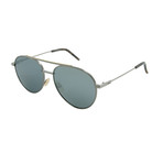 Fendi // FF-0222 Sunglasses // Silver + Silver Mirror