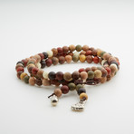 Jean Claude Jewelry // 108 Spiritual Prayer Beads Bracelet // Multicolor