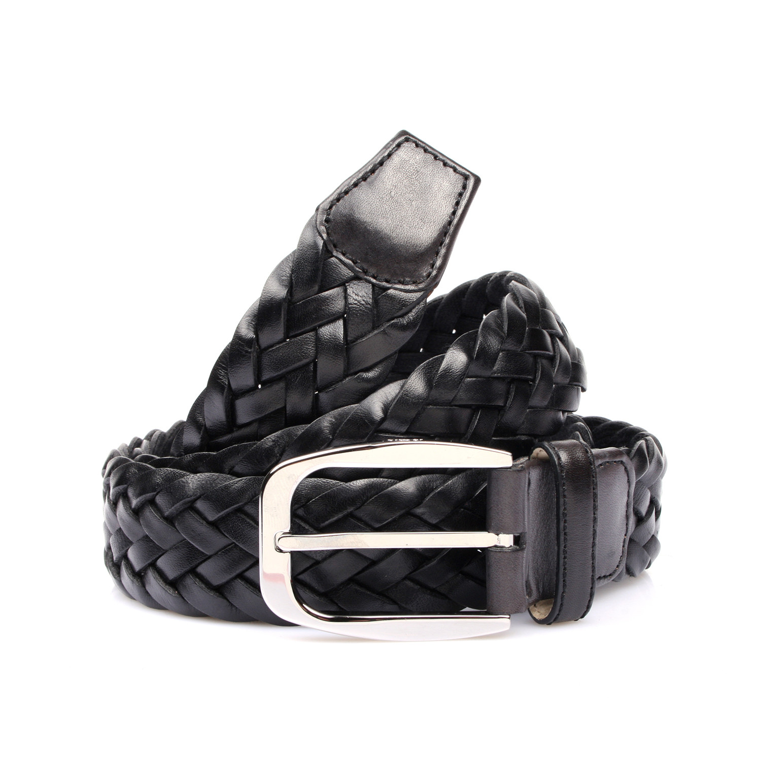 Brioni Leather Belt // Black (110 cm // 40