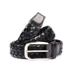 Brioni Leather Belt // Black (110 cm // 40" Waist)