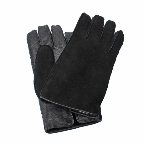 Jon Leather + Suede Men’s Glove