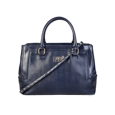 Cavalli Class Handbag // Blue