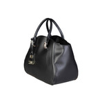 Cavalli Class Snake Handle Bag // Black