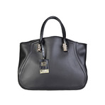 Cavalli Class Snake Handle Bag // Black