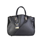 Cavalli Class Snake Handle Bag // Black