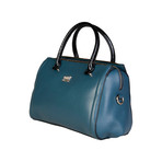 Cavalli Class Contrast Handle Handbag // Blue