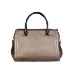 Cavalli Class Contrast Handle Handbag // Bronze