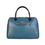 Cavalli Class Front Pocket Handbag // Blue