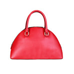 Cavalli Class Leopard Pyramid Handbag // Red