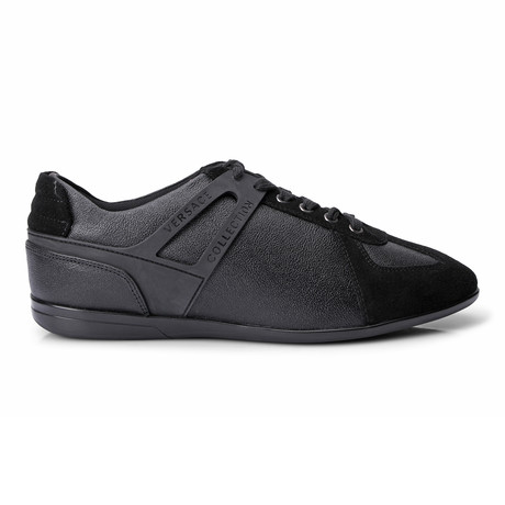 Versace Collection // Lace-Up Fashion Sneaker// Black (Euro: 39)