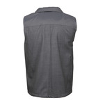 Two Tone Gray Vest // Gray (S)