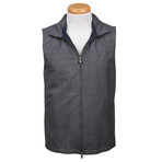 Two Tone Gray Vest // Gray (XS)