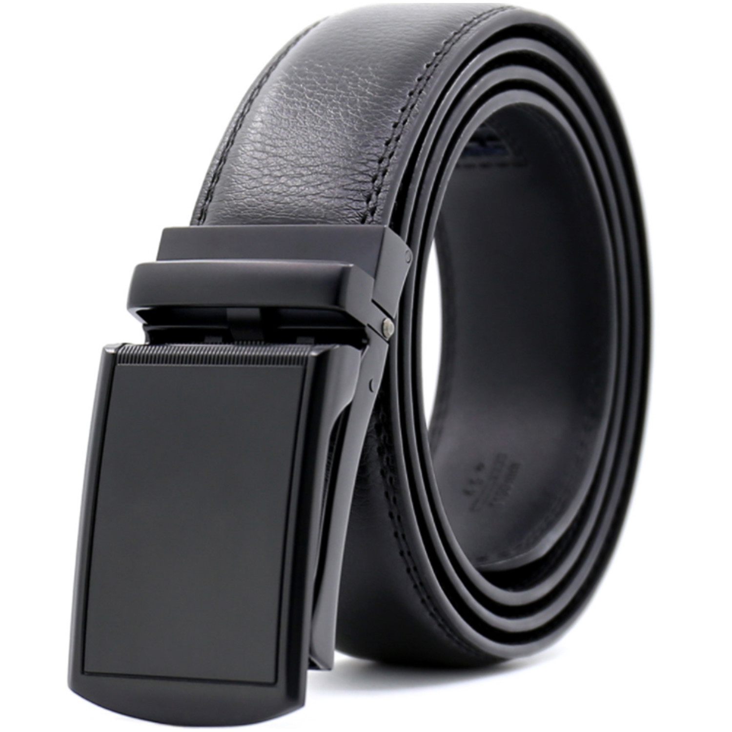 Noah Leather Belt // Black Buckle - Amedeo Exclusive - Touch of Modern