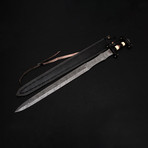 Damascus Celtic Sword // 9240