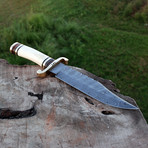 Damascus Bowie Knife // BK00189