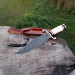 Damascus Bowie Knife // BK00189