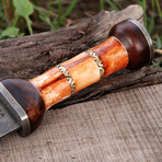 Damascus Toothpick Dagger// BK0196