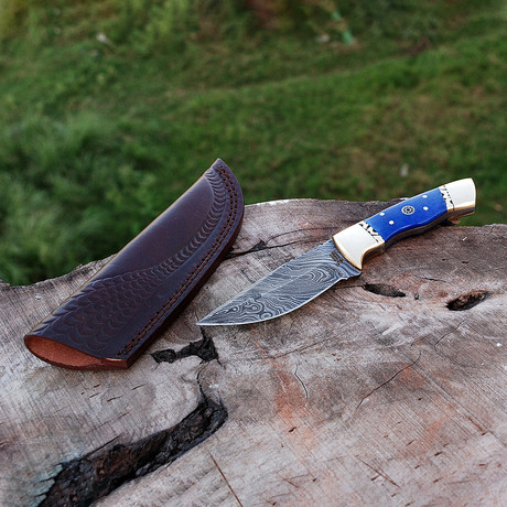 Damascus Skinner Knife // HK0248