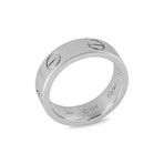 Vintage Cartier 18k White Gold Love Ring // Ring Size: 5.75 (Ring Size: 4.75)