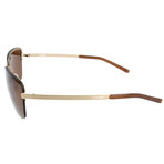 Unisex J1005 Sunglasses // Brown + Gold