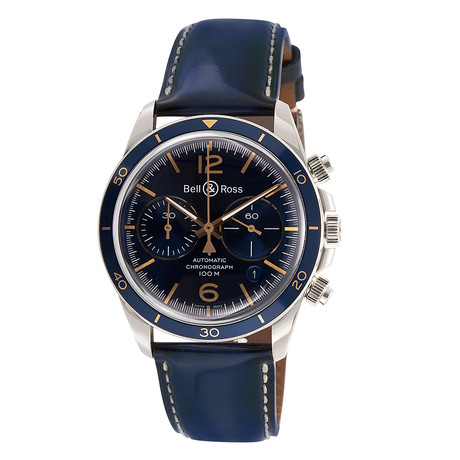 Bell & Ross Aeronavale Chronograph Automatic // BRV294-BU-G-ST/SCA // Unworn
