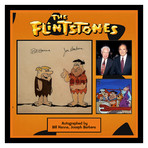 Signed + Framed Sketch Collage // The Flintstones