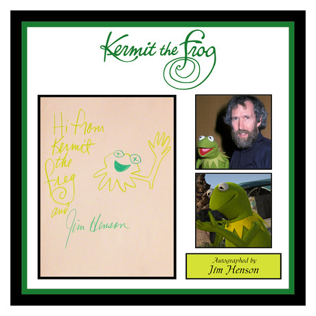 Signed Collage // Kermit the Frog