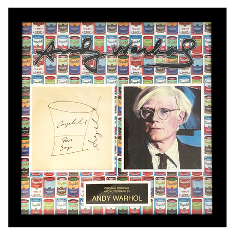 Framed Sketch Collage // Andy Warhol