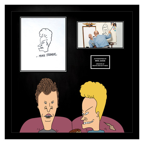 Signed Sketch Collage // Beavis and Butthead